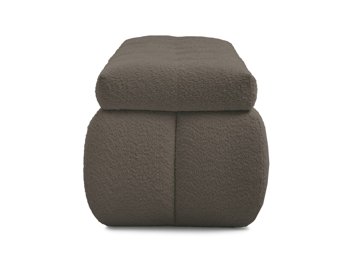 Bout de lit MONT-BLANC tissu bouclette