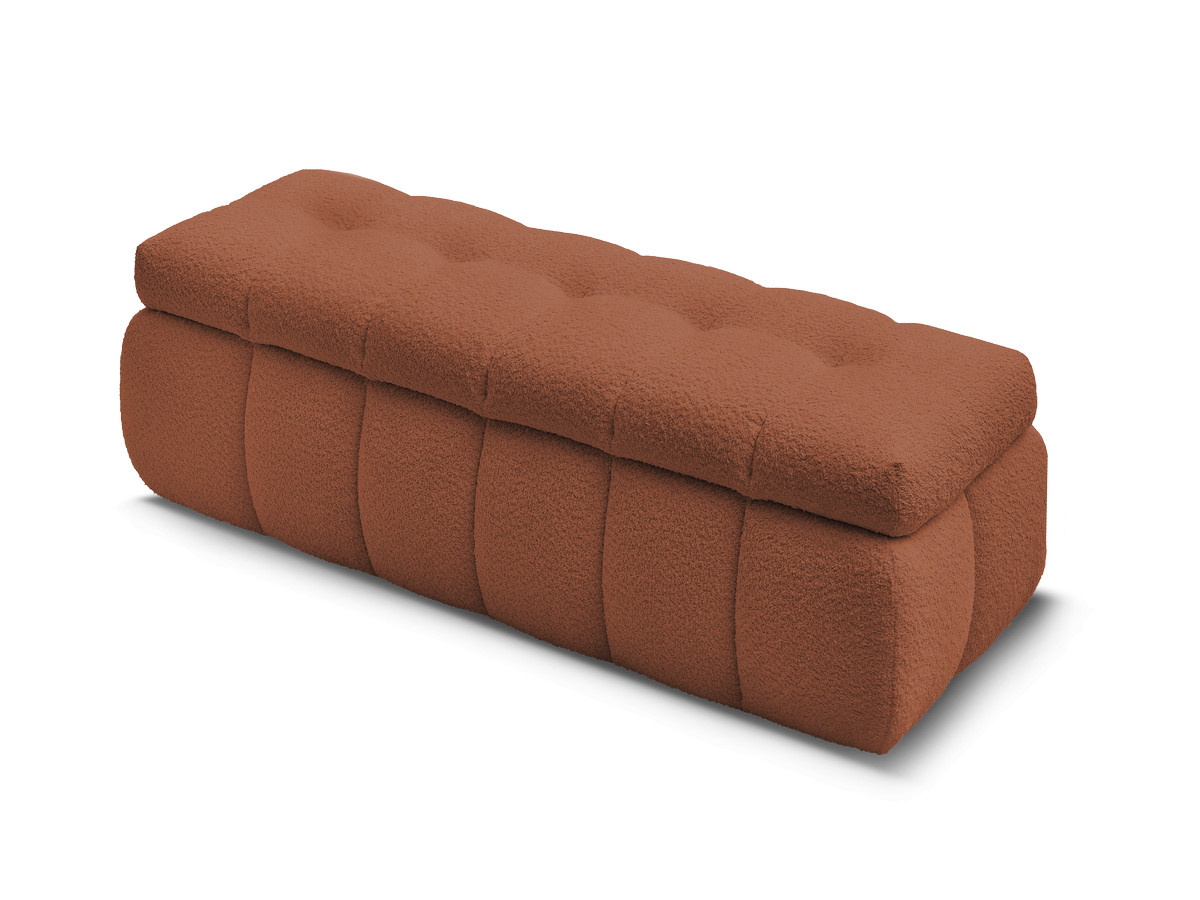 Bout de lit MONT-BLANC tissu bouclette