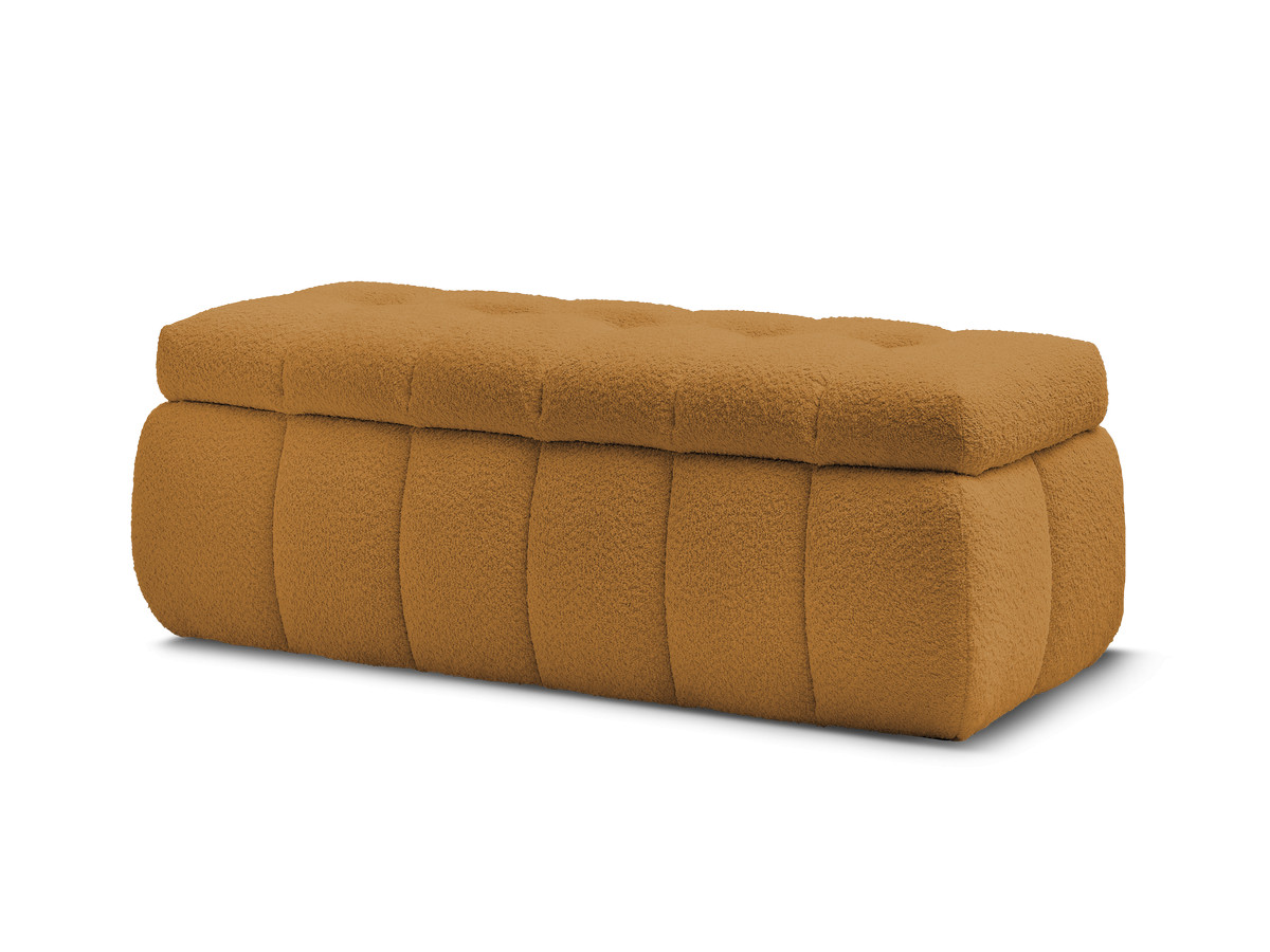 Bout de lit MONT-BLANC tissu bouclette