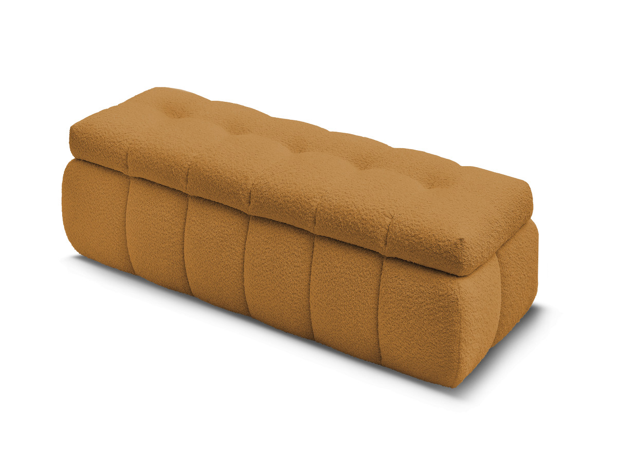 Bout de lit MONT-BLANC tissu bouclette