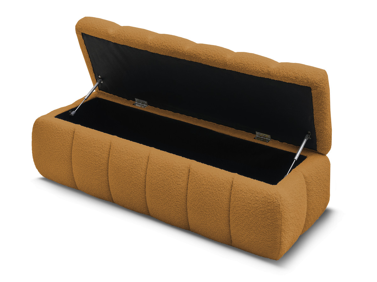 Bout de lit MONT-BLANC tissu bouclette
