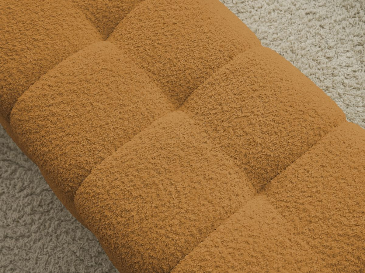 Bout de lit MONT-BLANC tissu bouclette