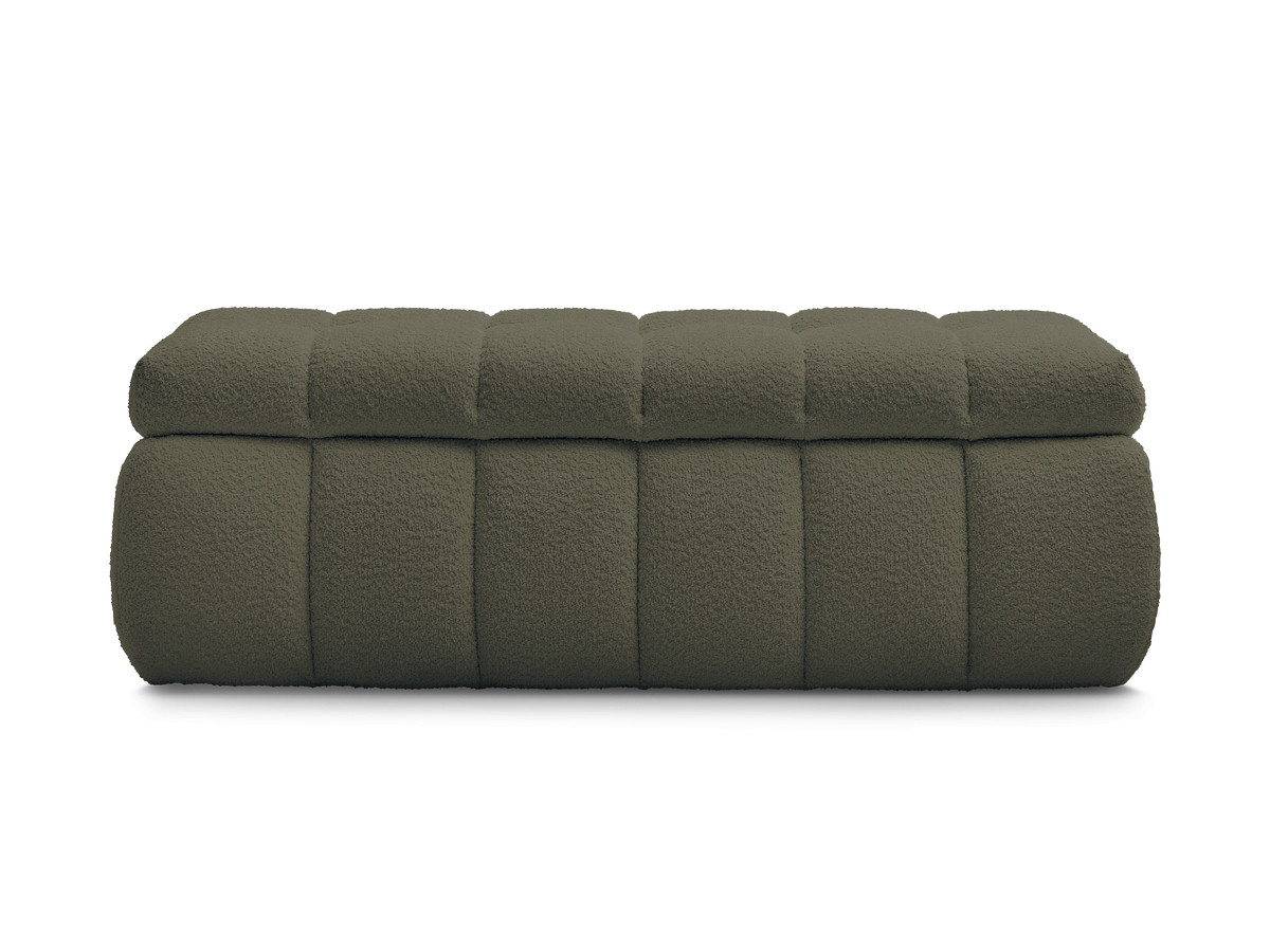 Bout de lit MONT-BLANC tissu bouclette