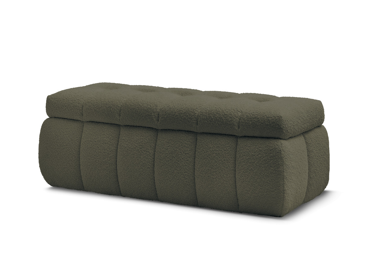 Bout de lit MONT-BLANC tissu bouclette