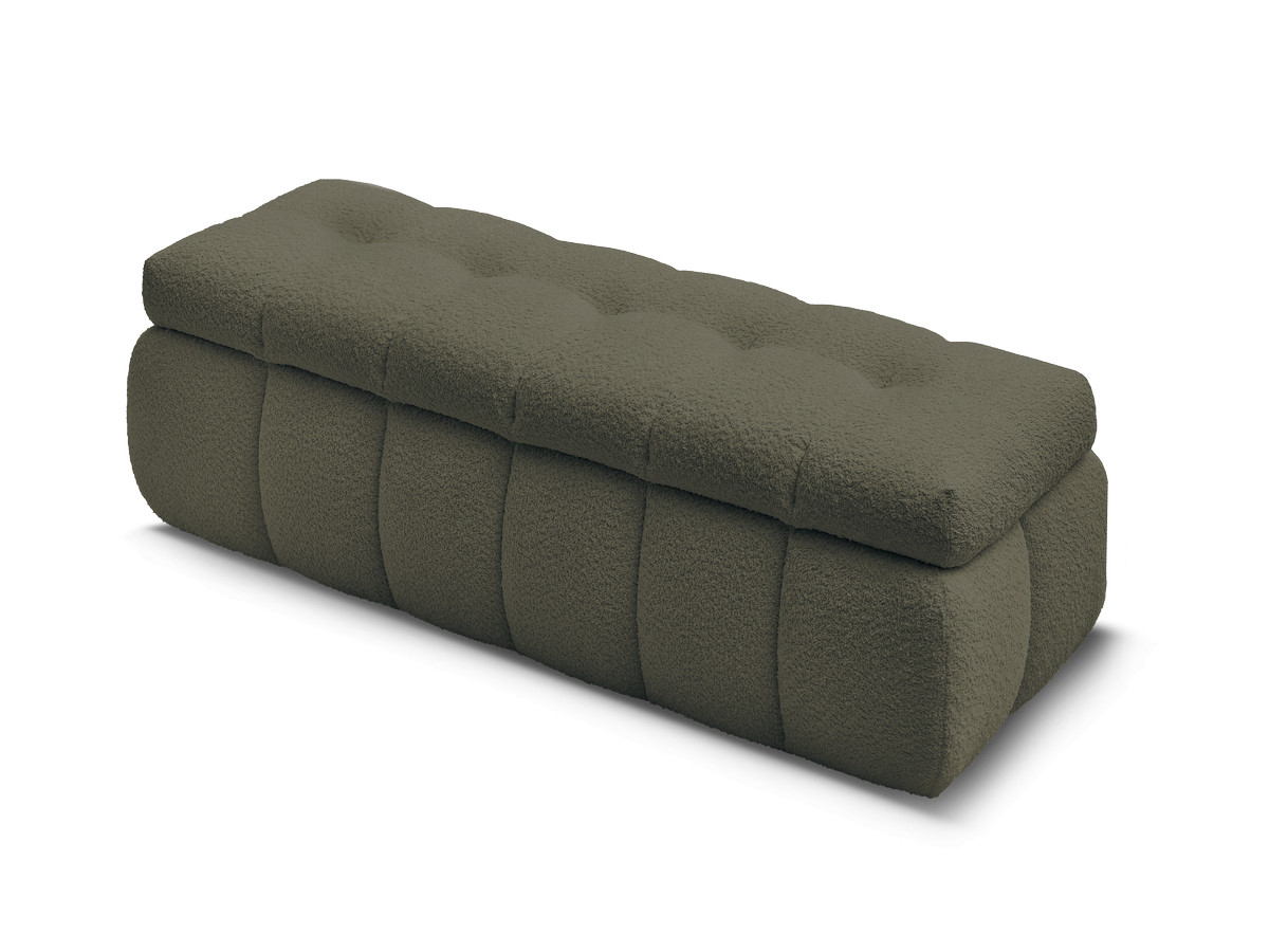 Bout de lit MONT-BLANC tissu bouclette