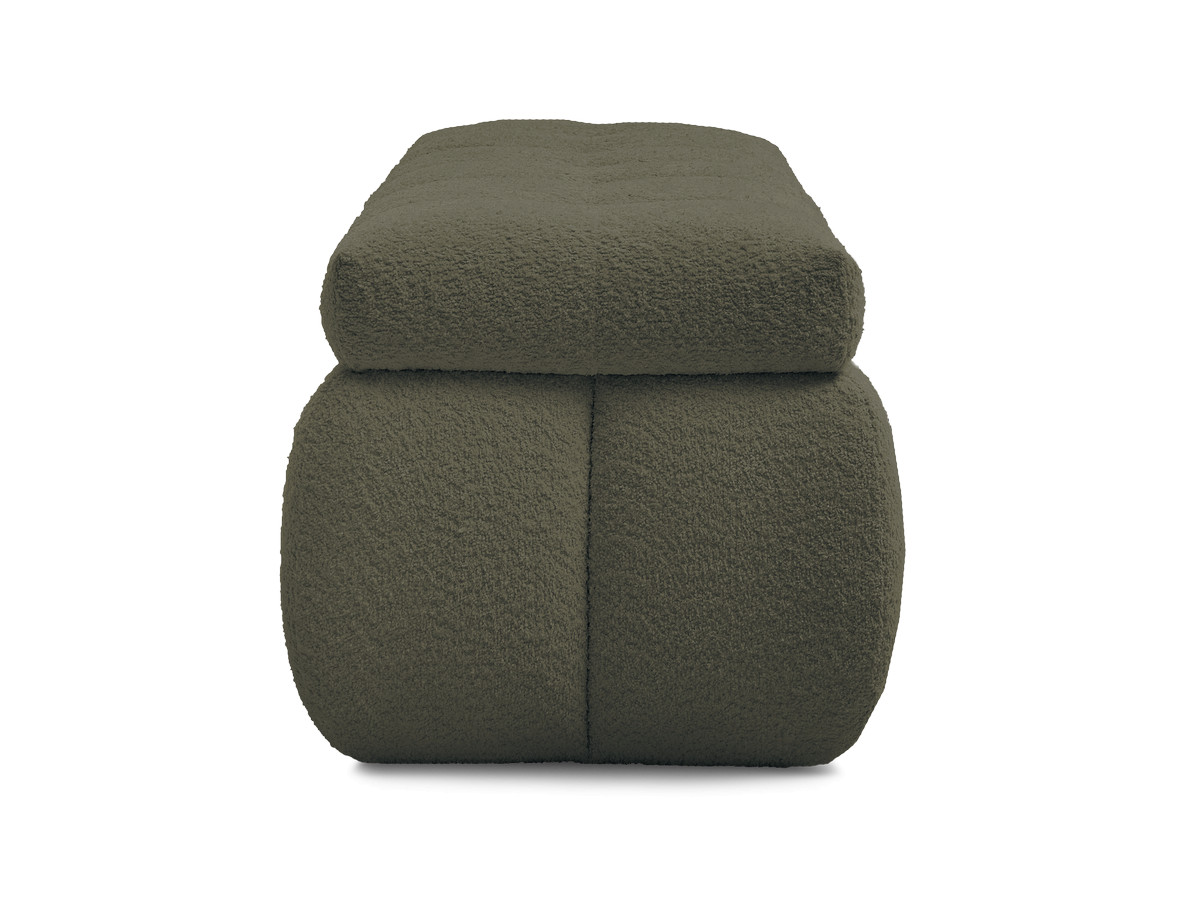 Bout de lit MONT-BLANC tissu bouclette