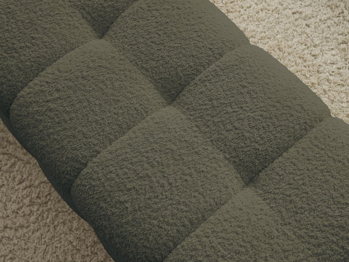 Bout de lit MONT-BLANC tissu bouclette