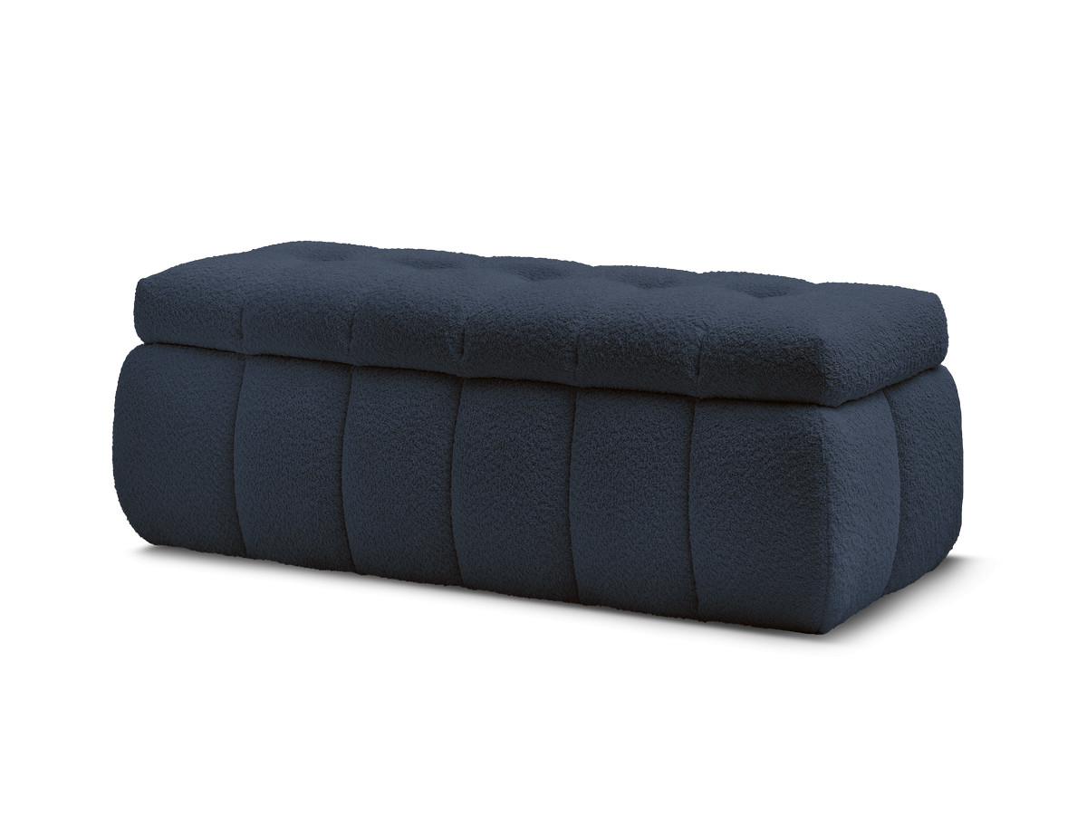 Bout de lit MONT-BLANC tissu bouclette