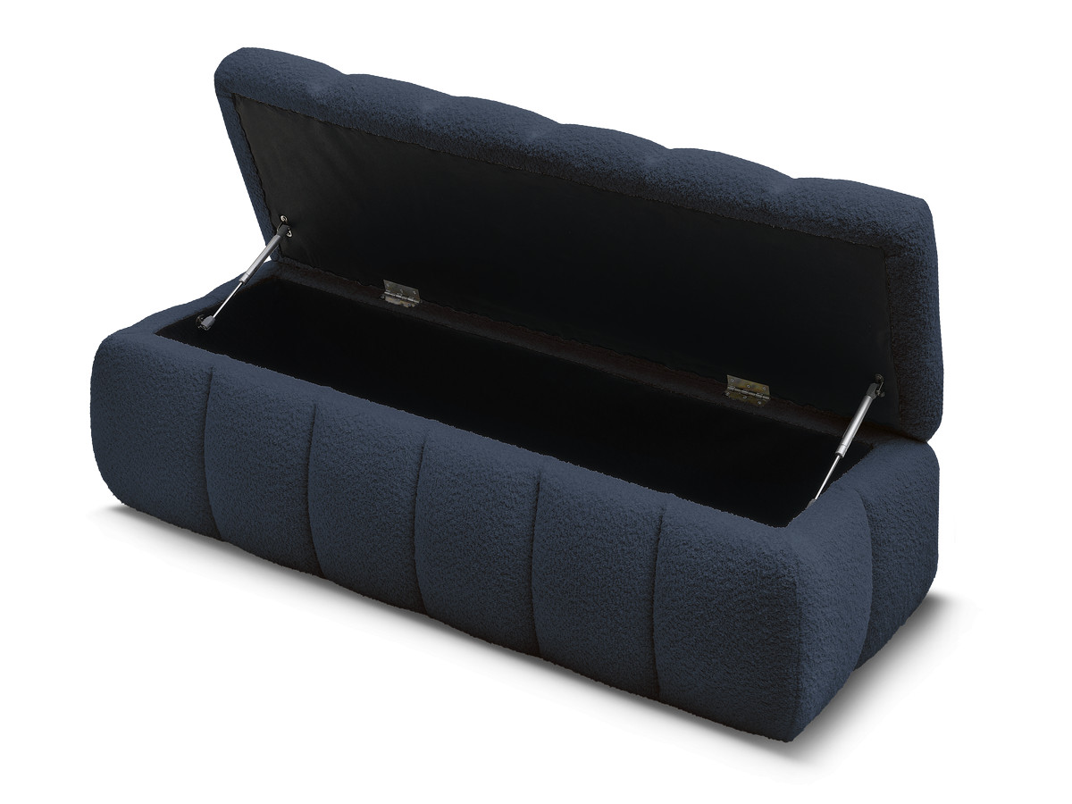 Bout de lit MONT-BLANC tissu bouclette