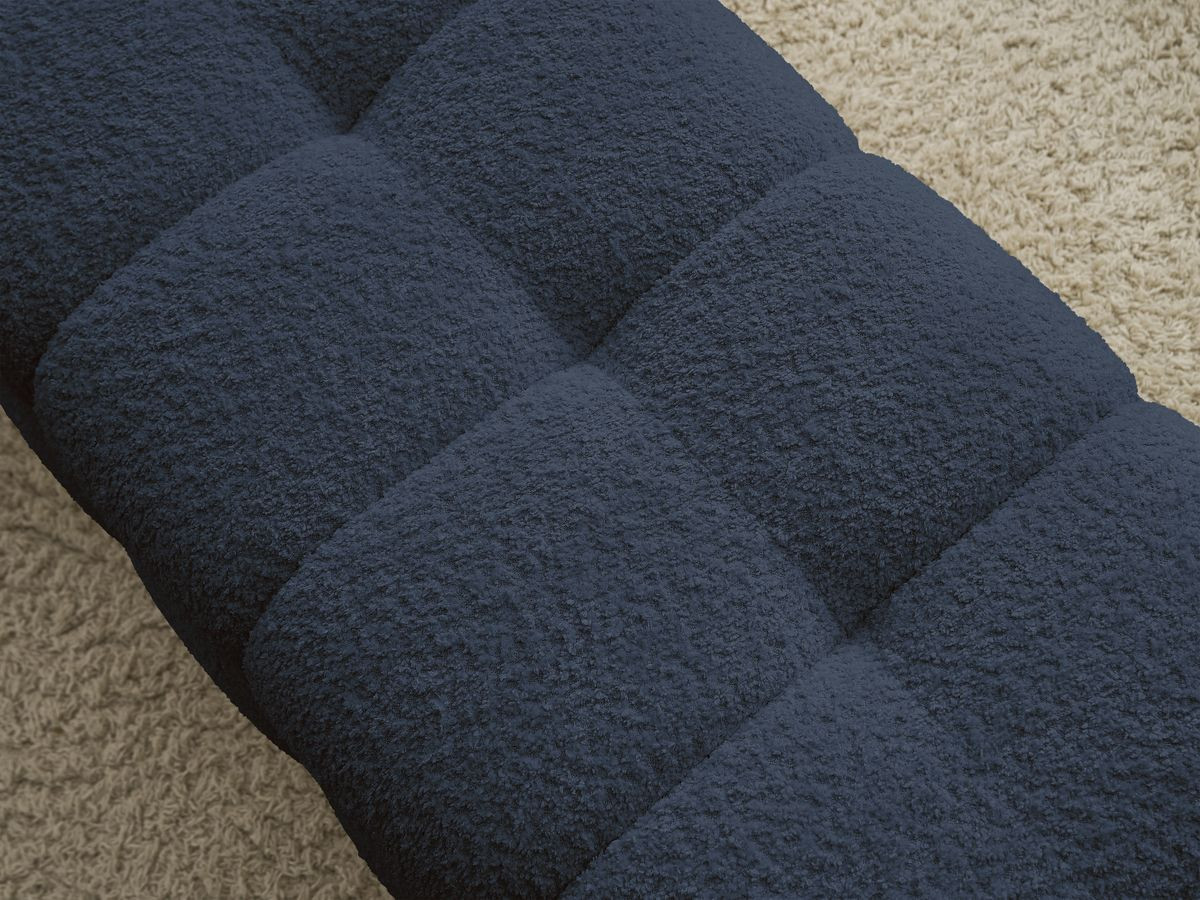 Bout de lit MONT-BLANC tissu bouclette