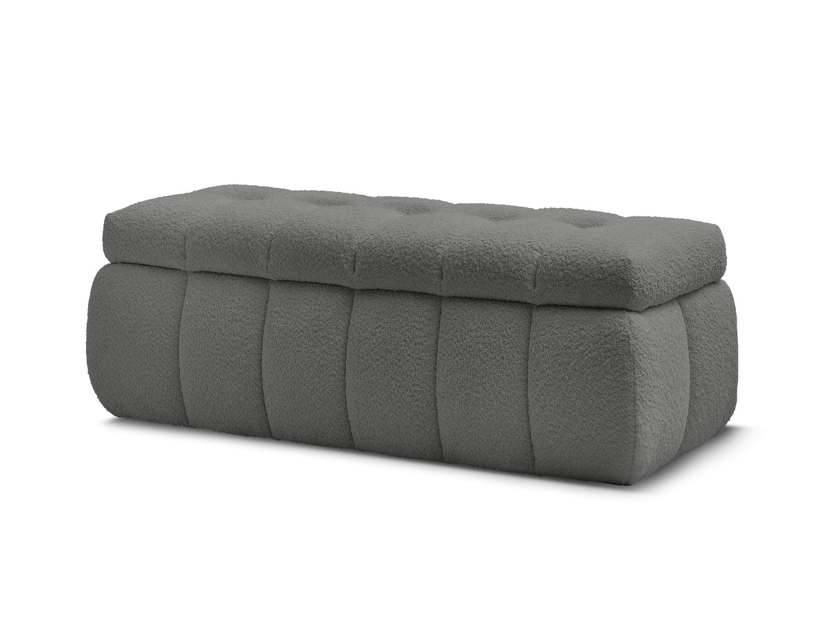 Bout de lit MONT-BLANC tissu bouclette