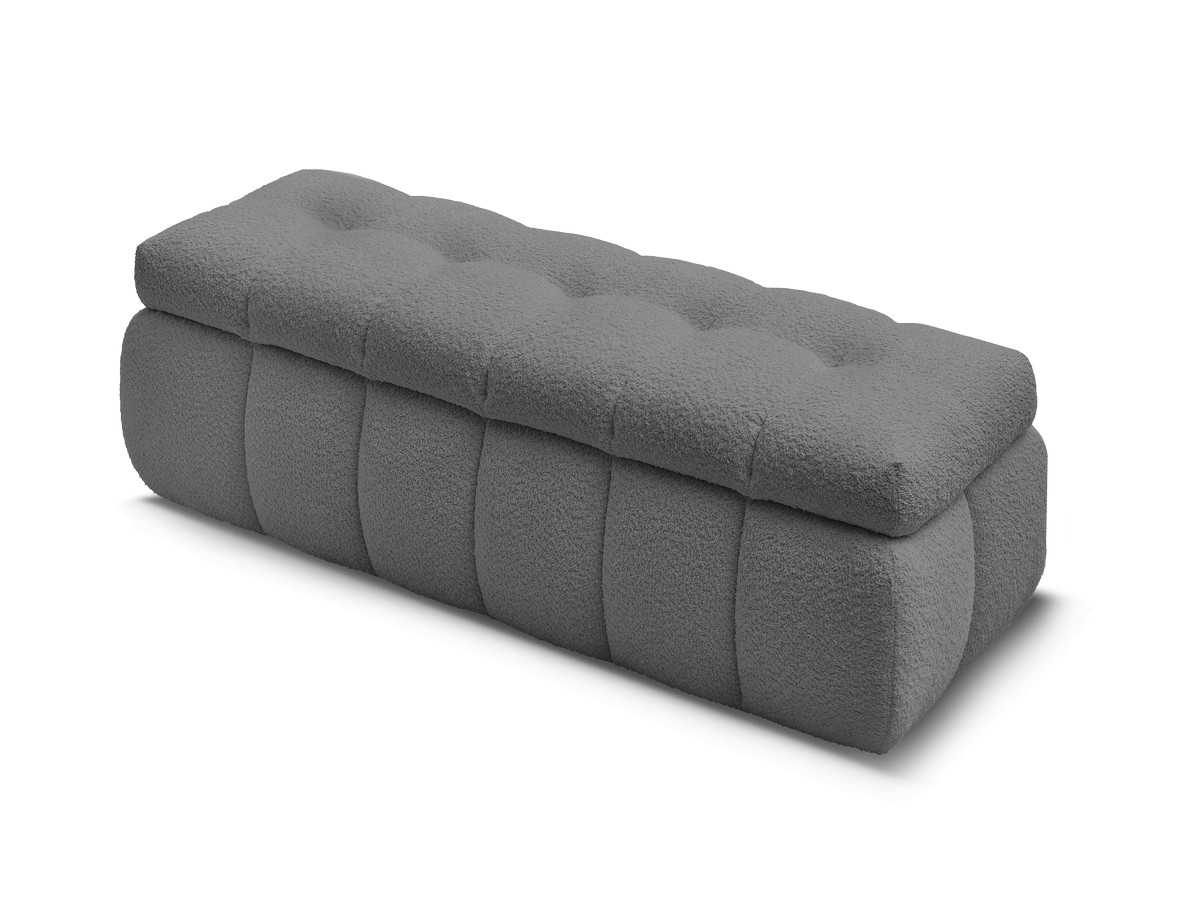 Bout de lit MONT-BLANC tissu bouclette