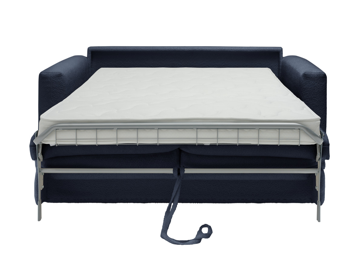 Canapé d'angle fixe EVEREST tissu chiné - Orange - Angle droit - 10 coussins
