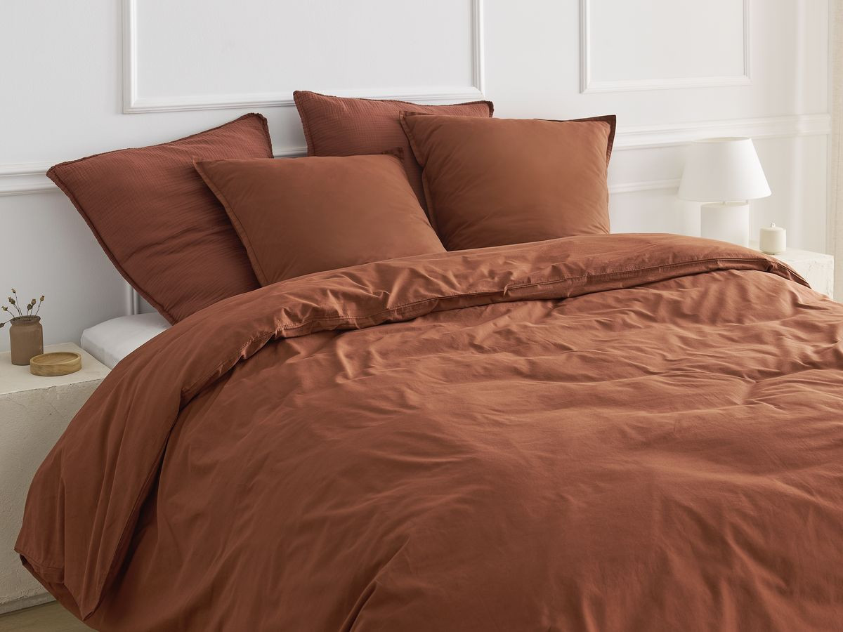 HERA katoen percal dekbedovertrek