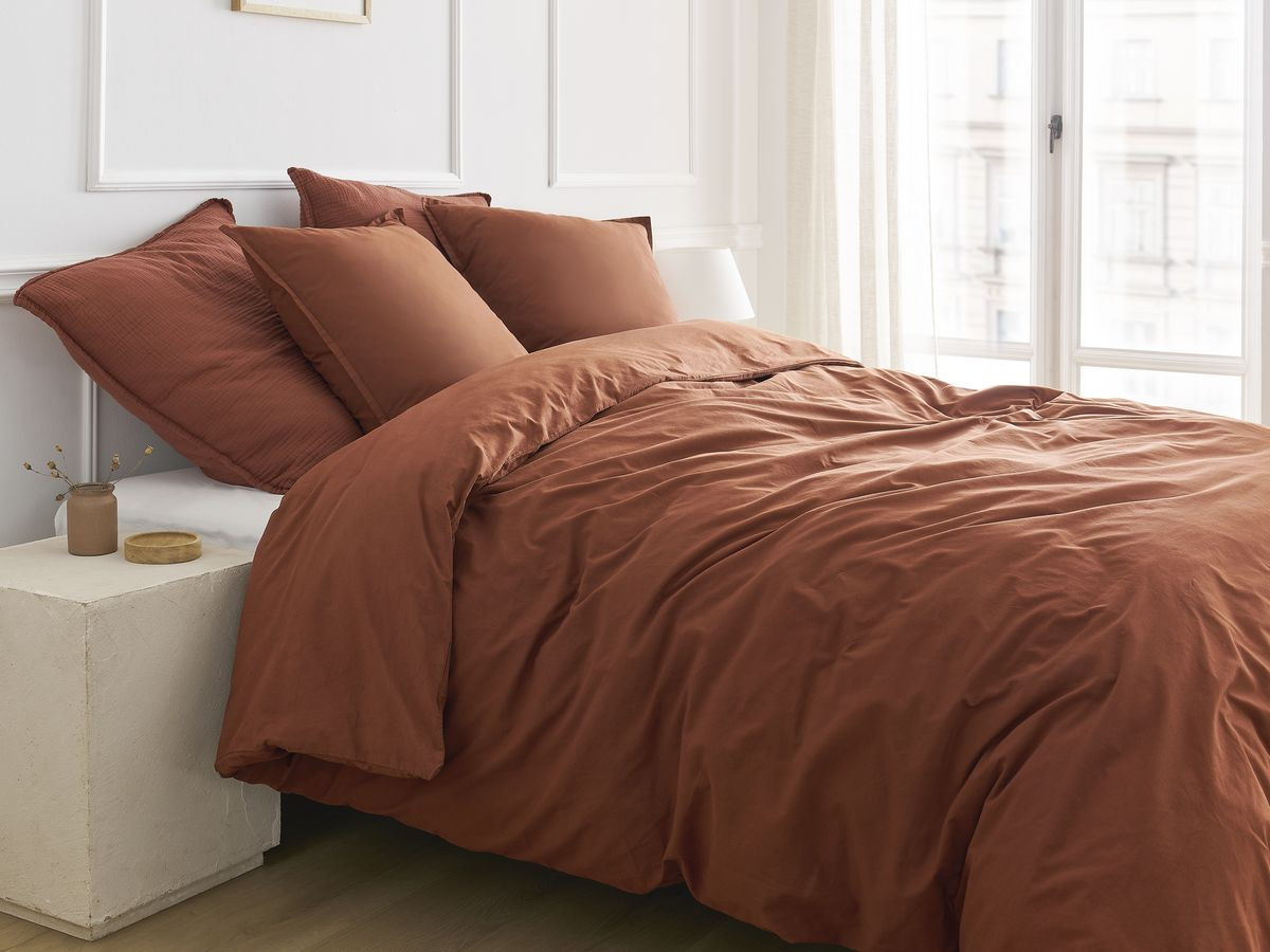 HERA katoen percal dekbedovertrek