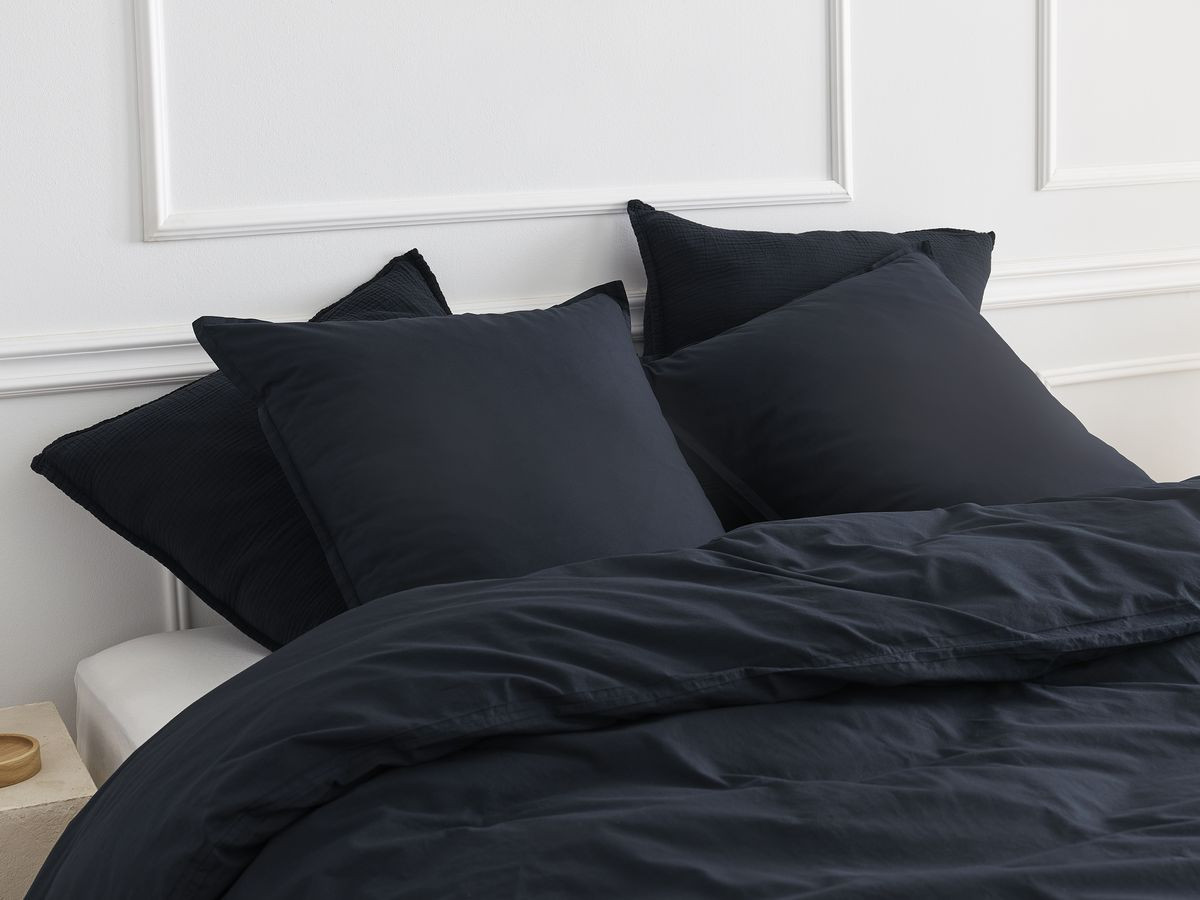 HERA volwassen katoenen percal beddengoedset met dekbedovertrek en kussenslopen