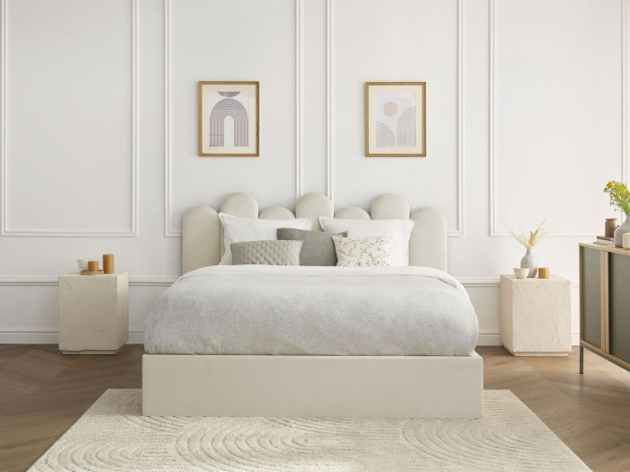 Lit coffre BADJA rangement XL