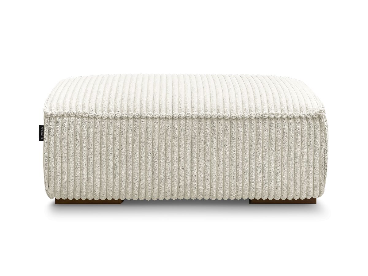 Pouf CHELSEA gros côtelé doux