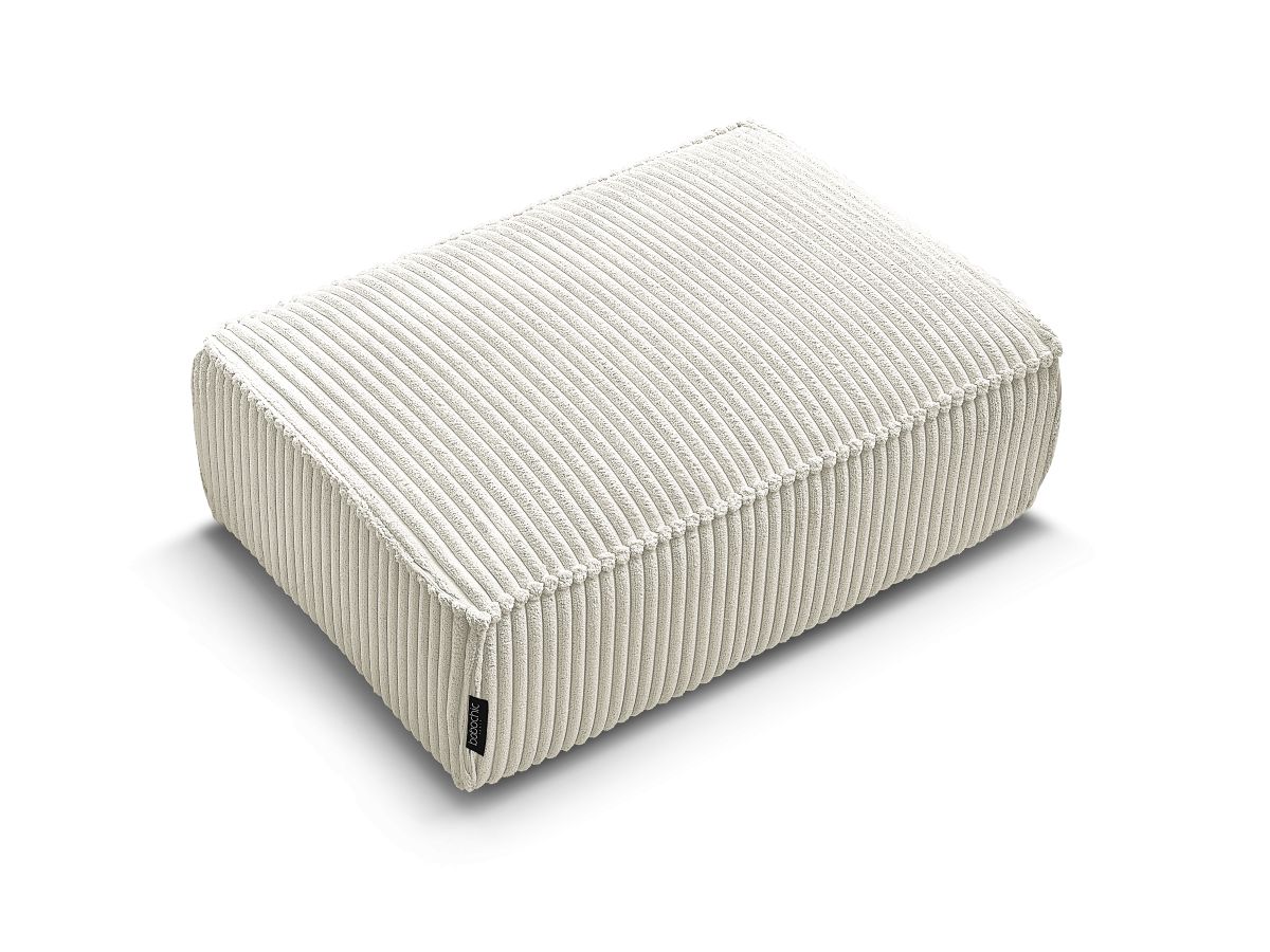Pouf CHELSEA gros côtelé doux