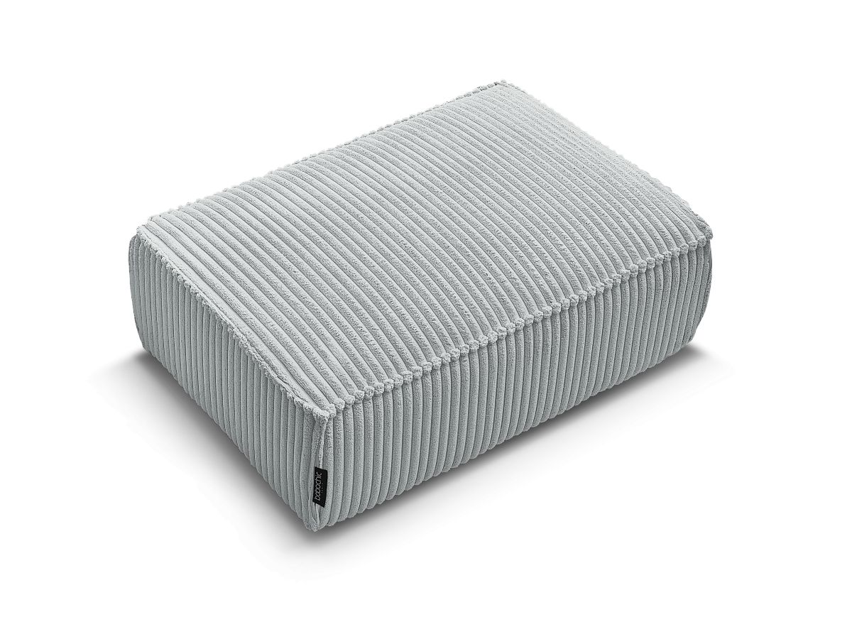 Pouf CHELSEA gros côtelé doux