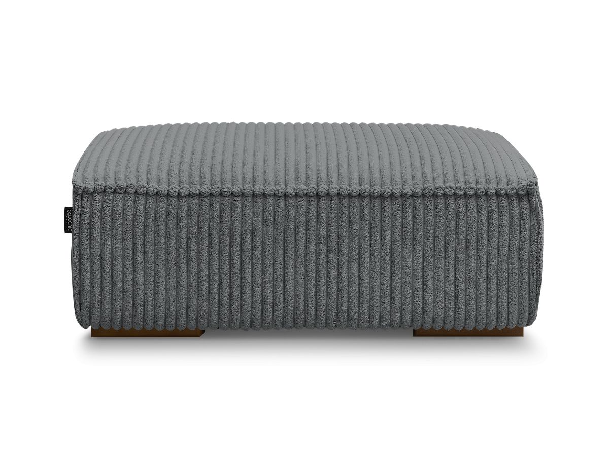 Pouf CHELSEA gros côtelé doux