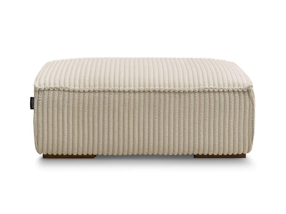 Pouf CHELSEA gros côtelé doux