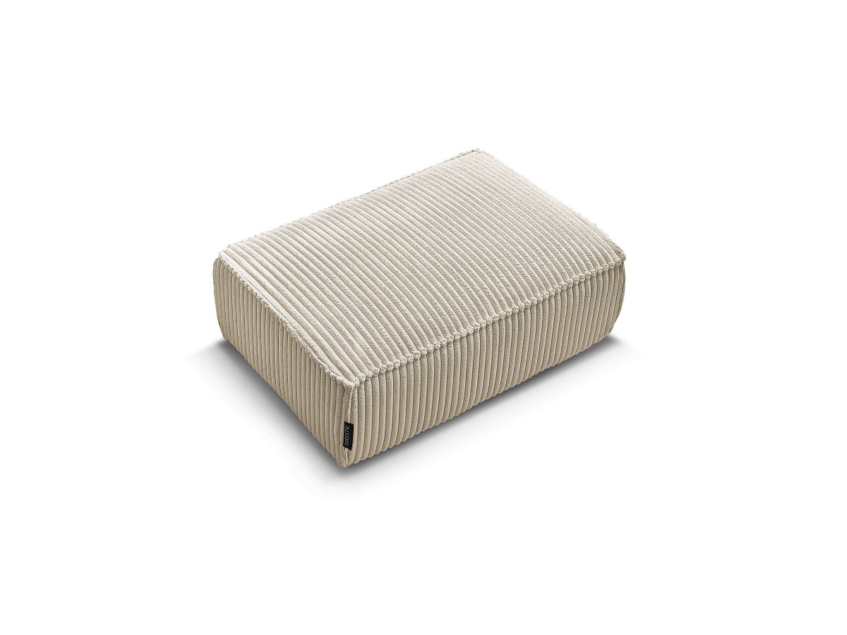 Pouf CHELSEA gros côtelé doux