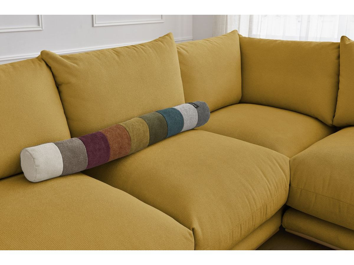 Canapé d'angle réversible ERNEST avec pouf