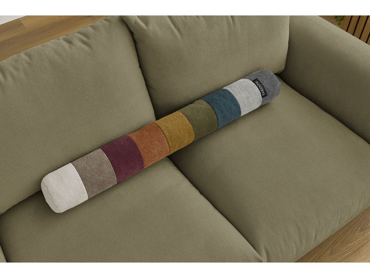 Canapé droit fixe 2 places ERNEST avec pouf