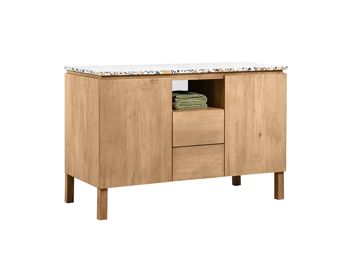 Badkamermeubel 120 cm BARBARA terrazzo