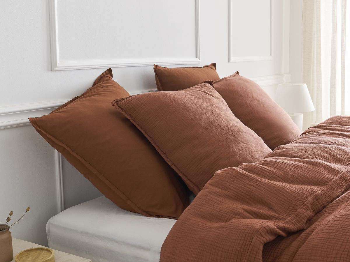 1 HESTIA katoenen gaas kussensloop