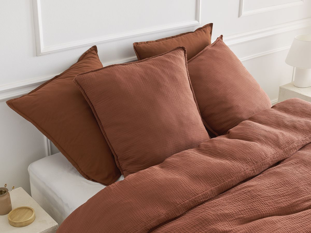 1 HESTIA katoenen gaas kussensloop