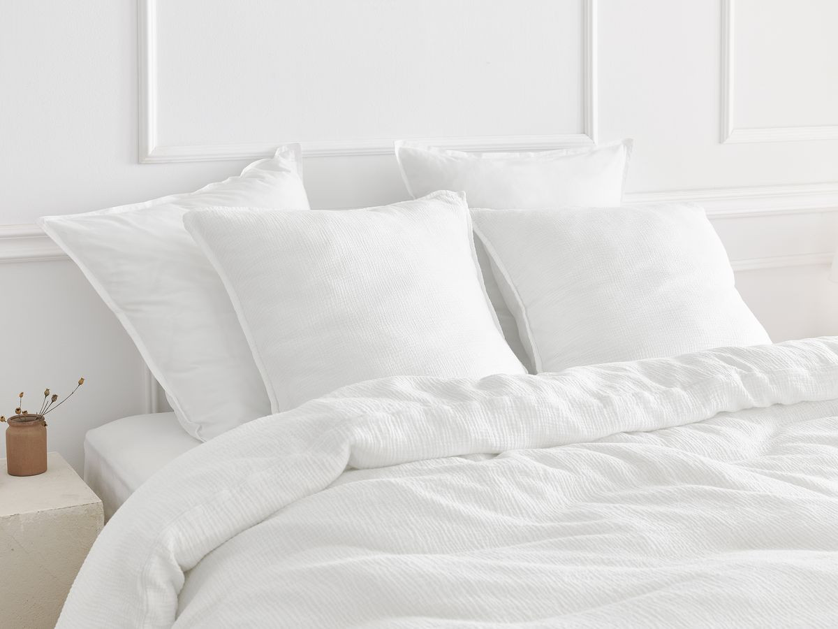 1 HESTIA katoenen gaas kussensloop