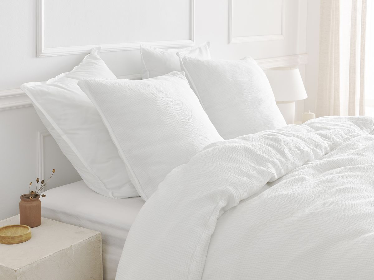 1 HESTIA katoenen gaas kussensloop