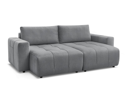 Canapé droit fixe 4 places ARSENE assise profonde velours