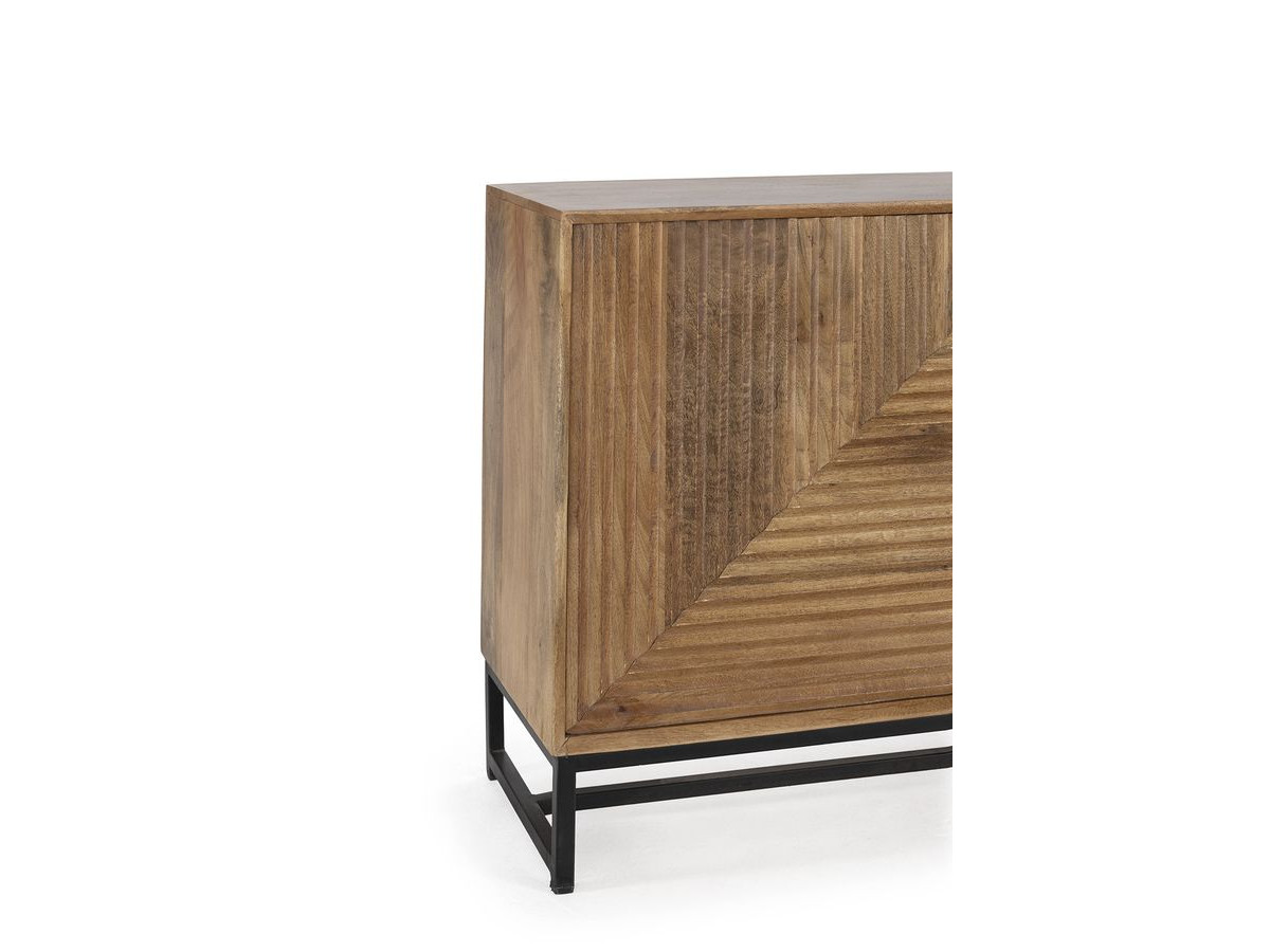 NAOMIE 3-deurs dressoir 170 cm massief acaciahout