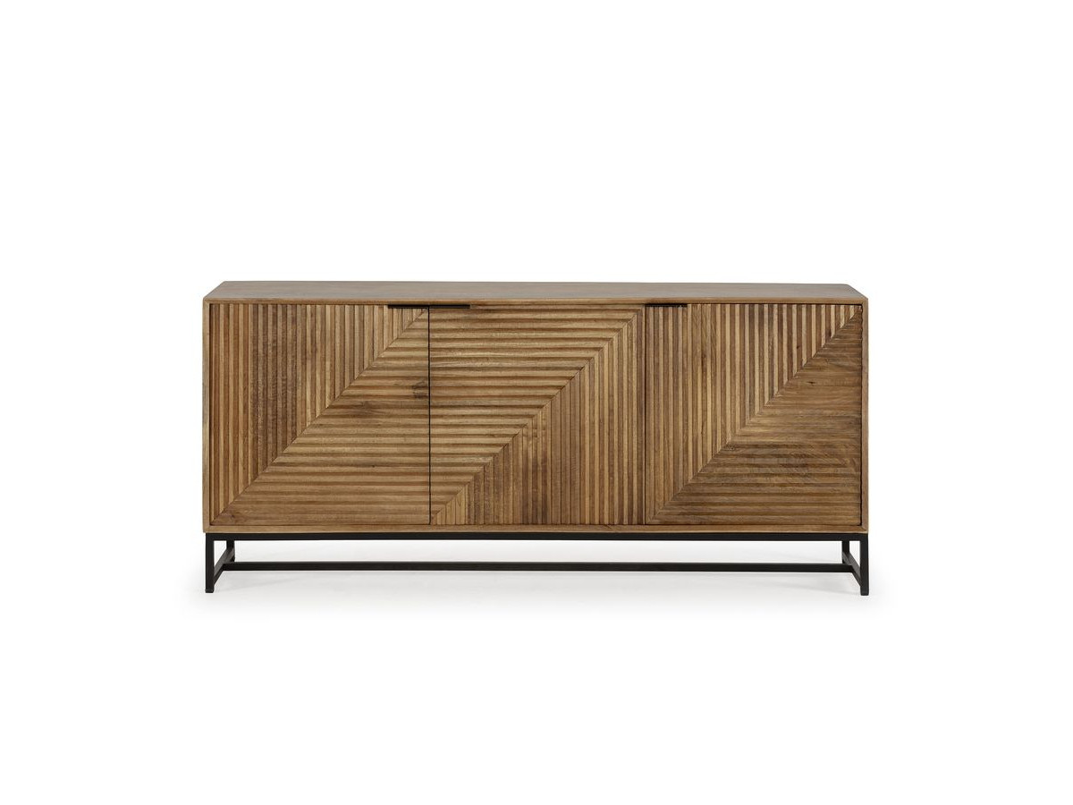 NAOMIE 3-deurs dressoir 170 cm massief acaciahout