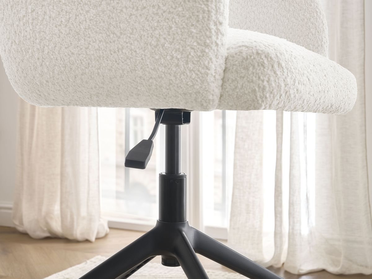 Canapé d'angle fixe EVEREST tissu chiné - Orange - Angle droit - 10 coussins