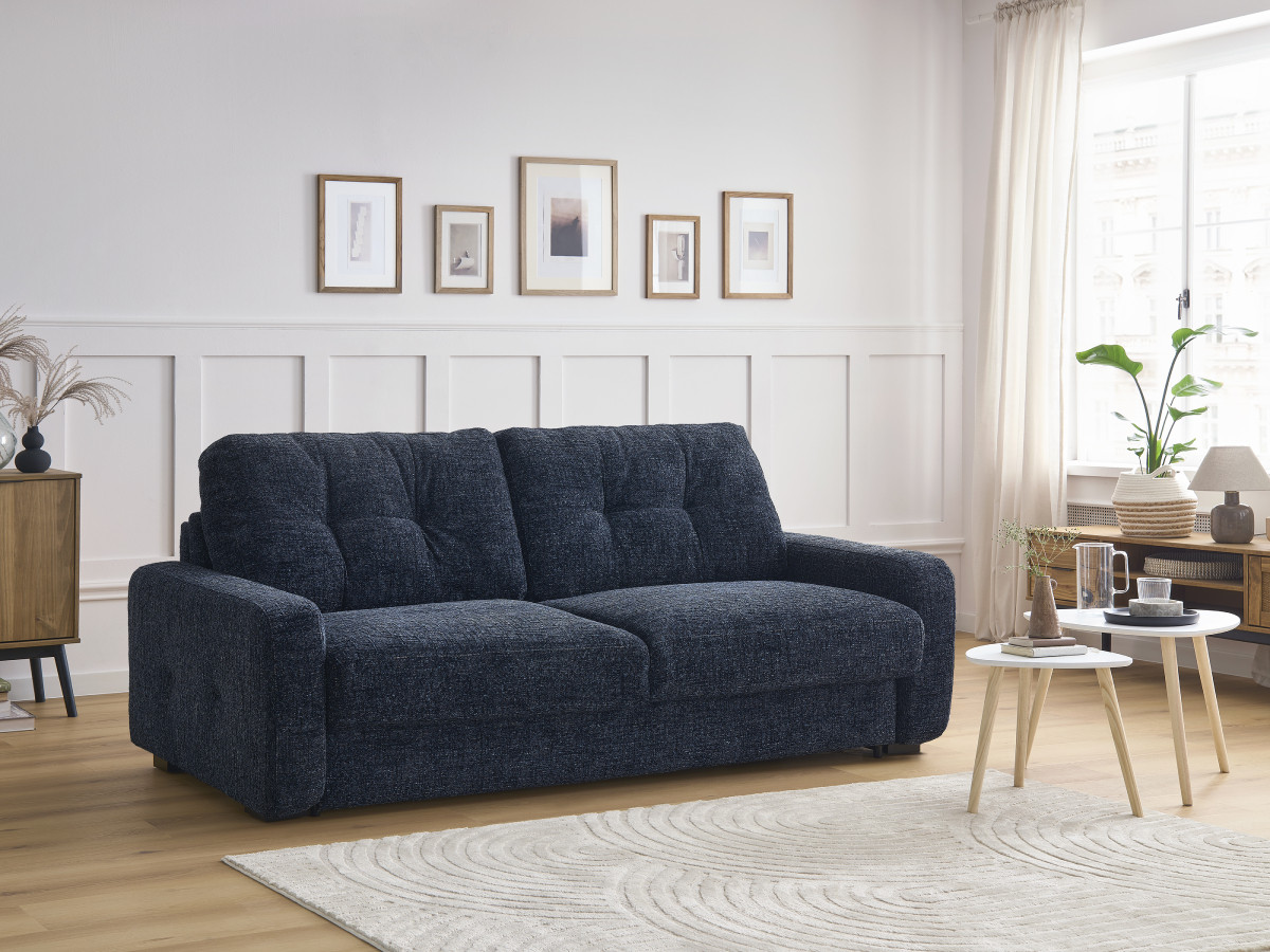 Canapé droit convertible ouverture express CHARLES
