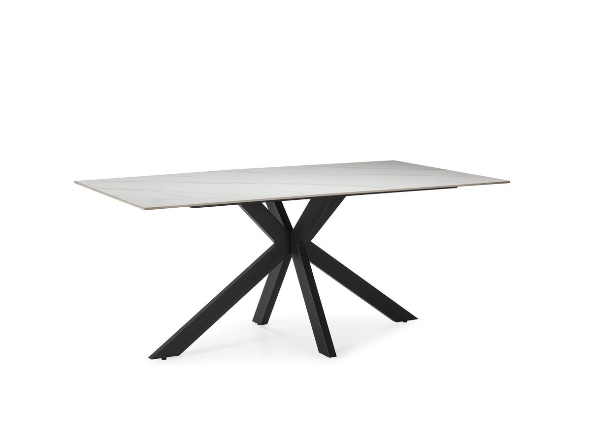 Table à manger 180 cm GLORIA plateau céramique