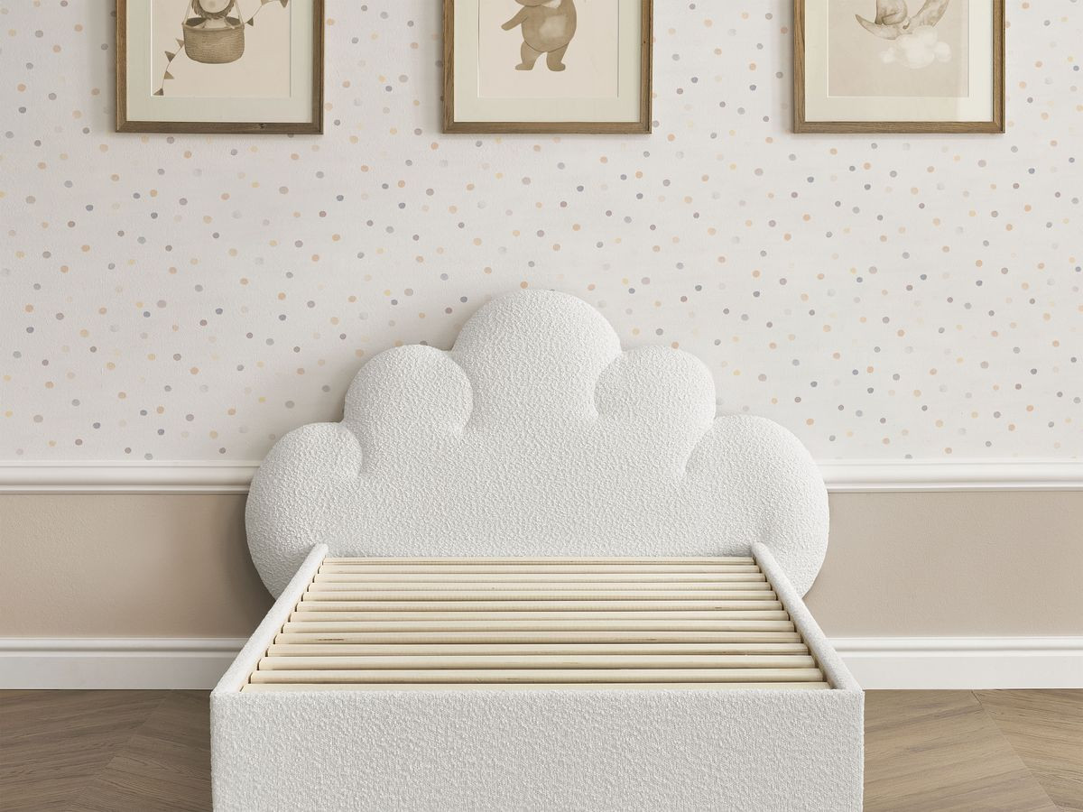 DEOTILLE kinderbed met massieve lattenbodem en lade