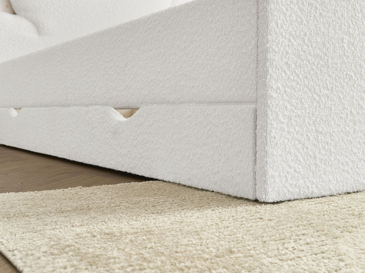 DEOTILLE kinderbed met massieve lattenbodem en lade