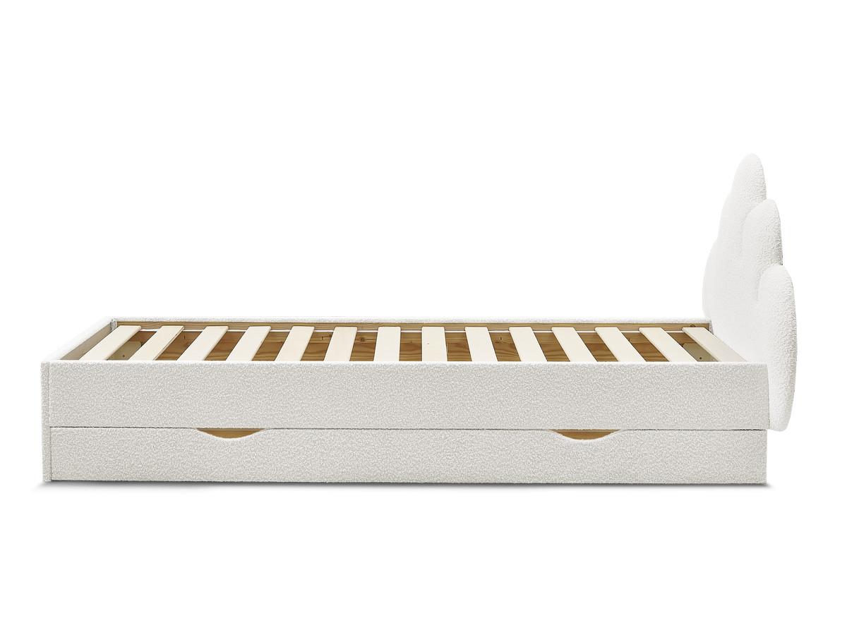 DEOTILLE kinderbed met massieve lattenbodem en lade