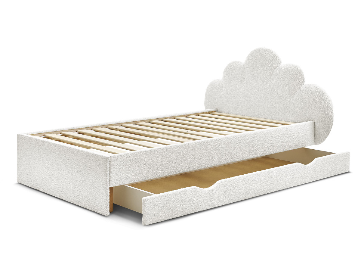 DEOTILLE kinderbed met massieve lattenbodem en lade
