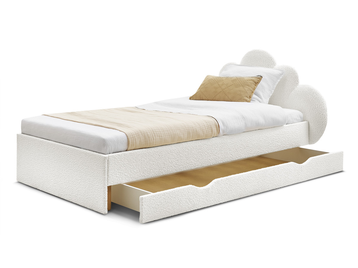 DEOTILLE kinderbed met massieve lattenbodem en lade