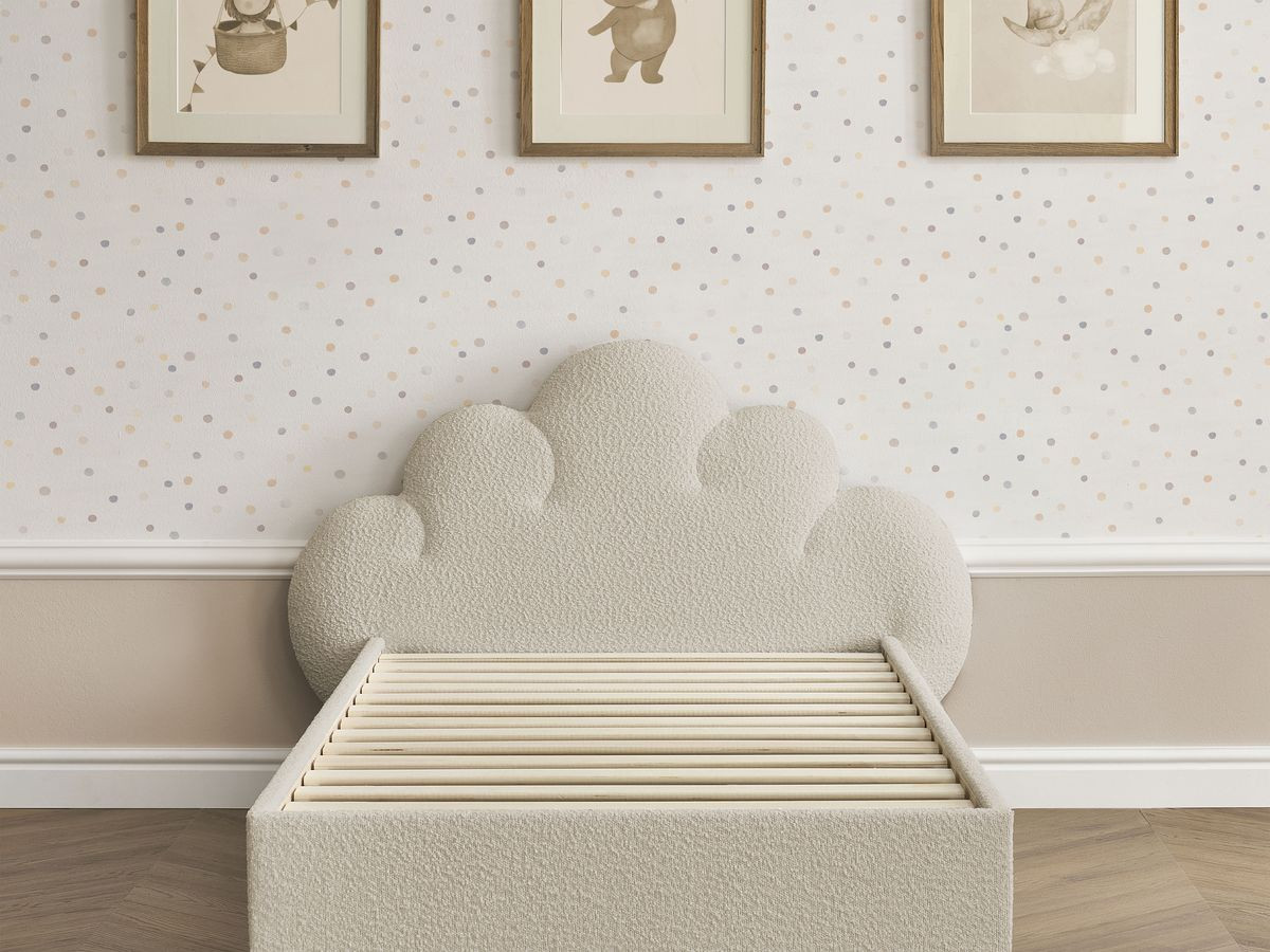 DEOTILLE kinderbed met massieve lattenbodem en lade
