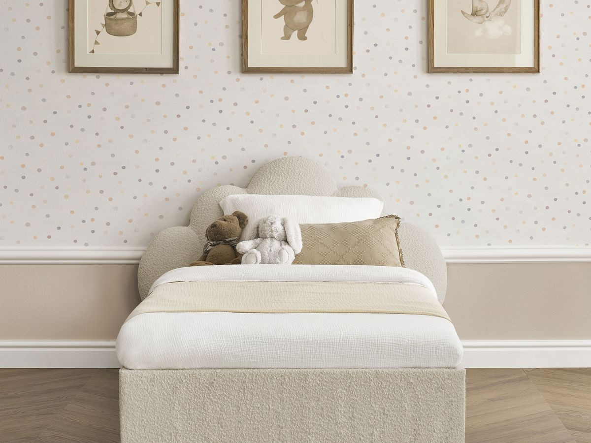 DEOTILLE kinderbed met massieve lattenbodem en lade