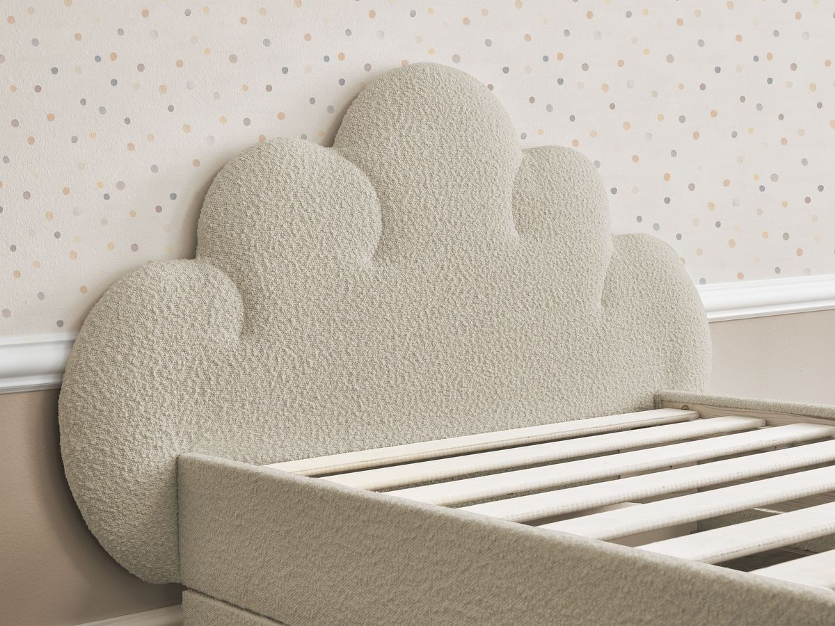 DEOTILLE kinderbed met massieve lattenbodem en lade