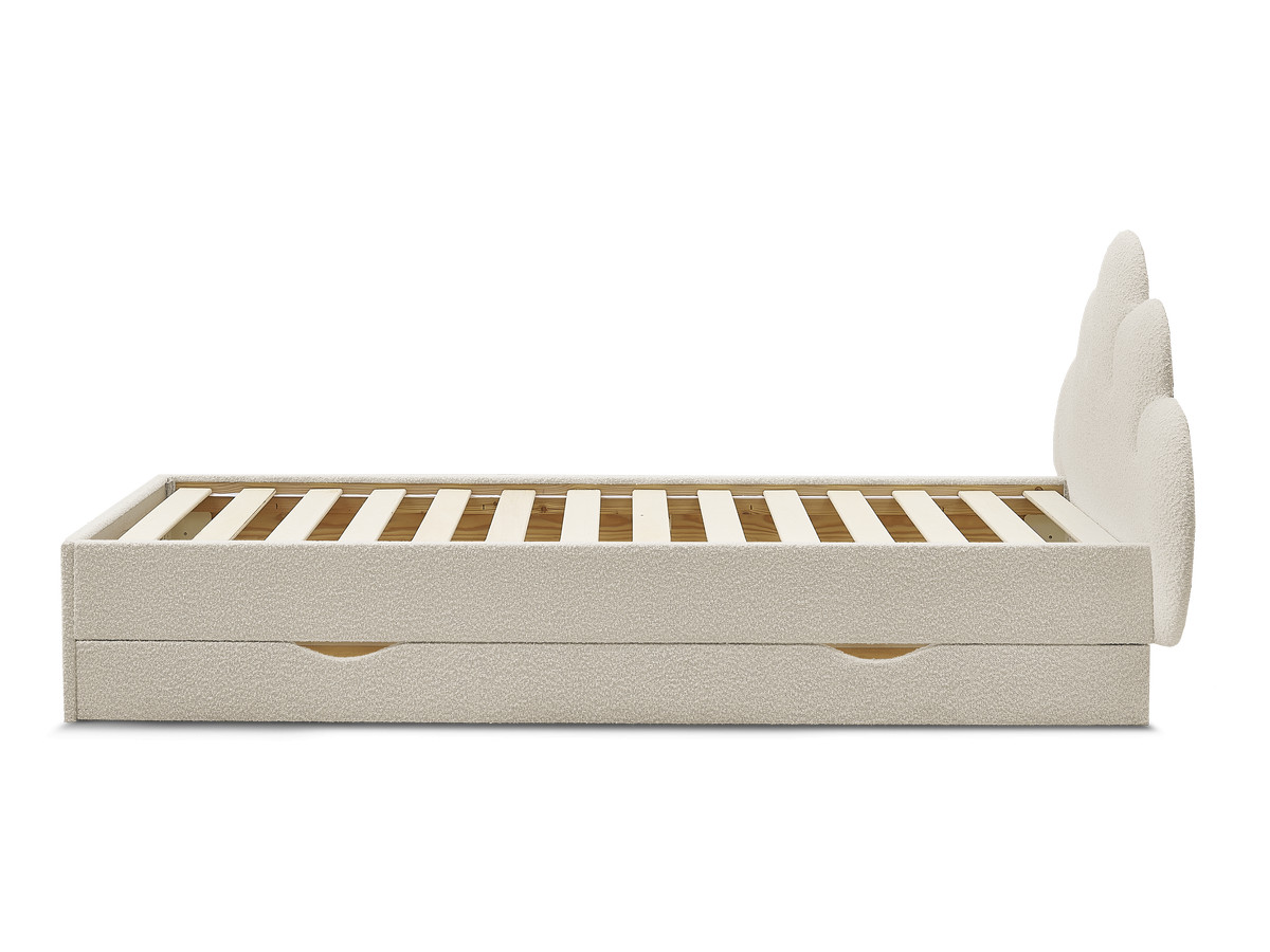 DEOTILLE kinderbed met massieve lattenbodem en lade