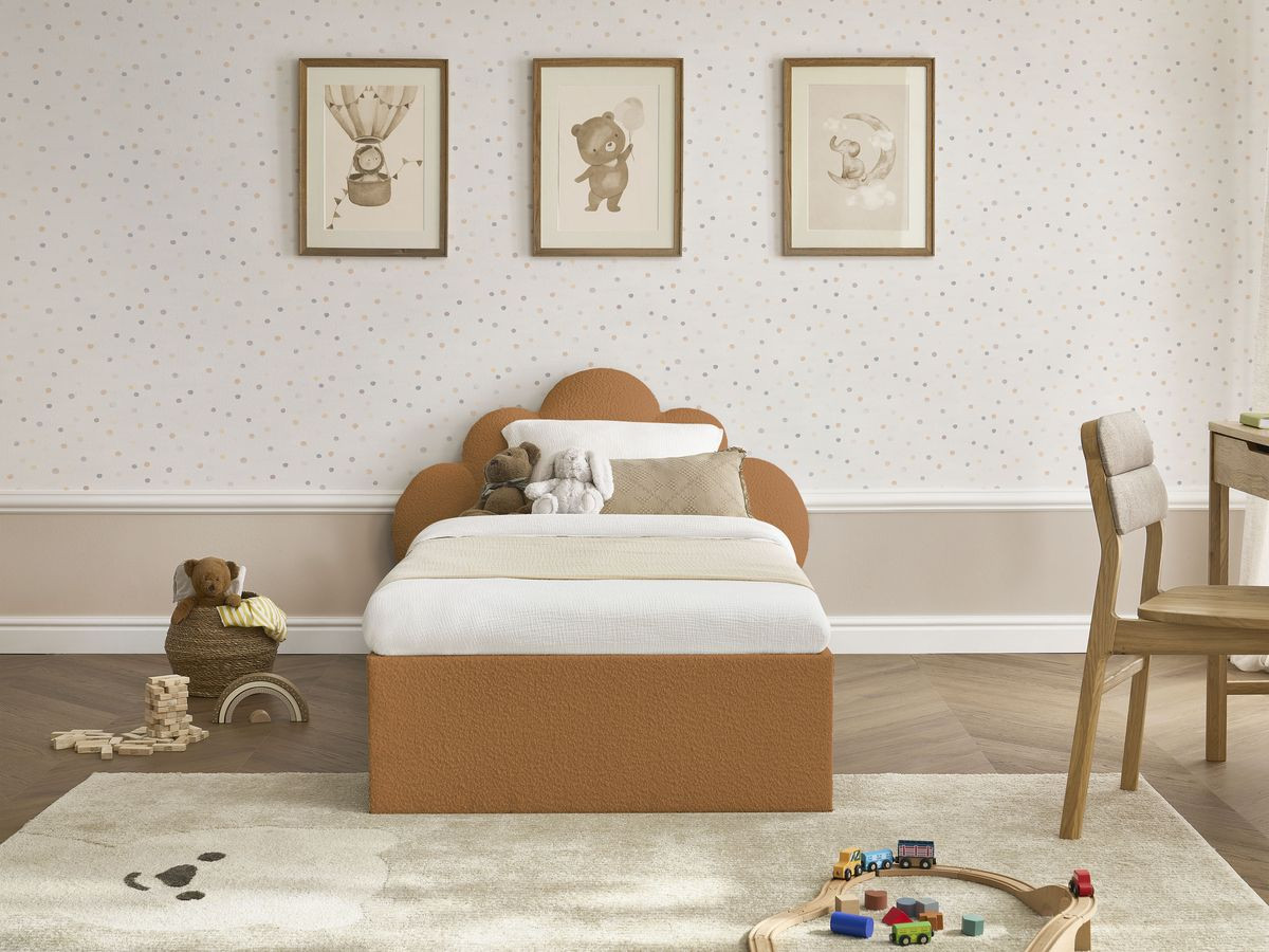 DEOTILLE kinderbed met massieve lattenbodem en lade
